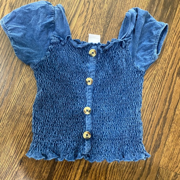 smock top zara